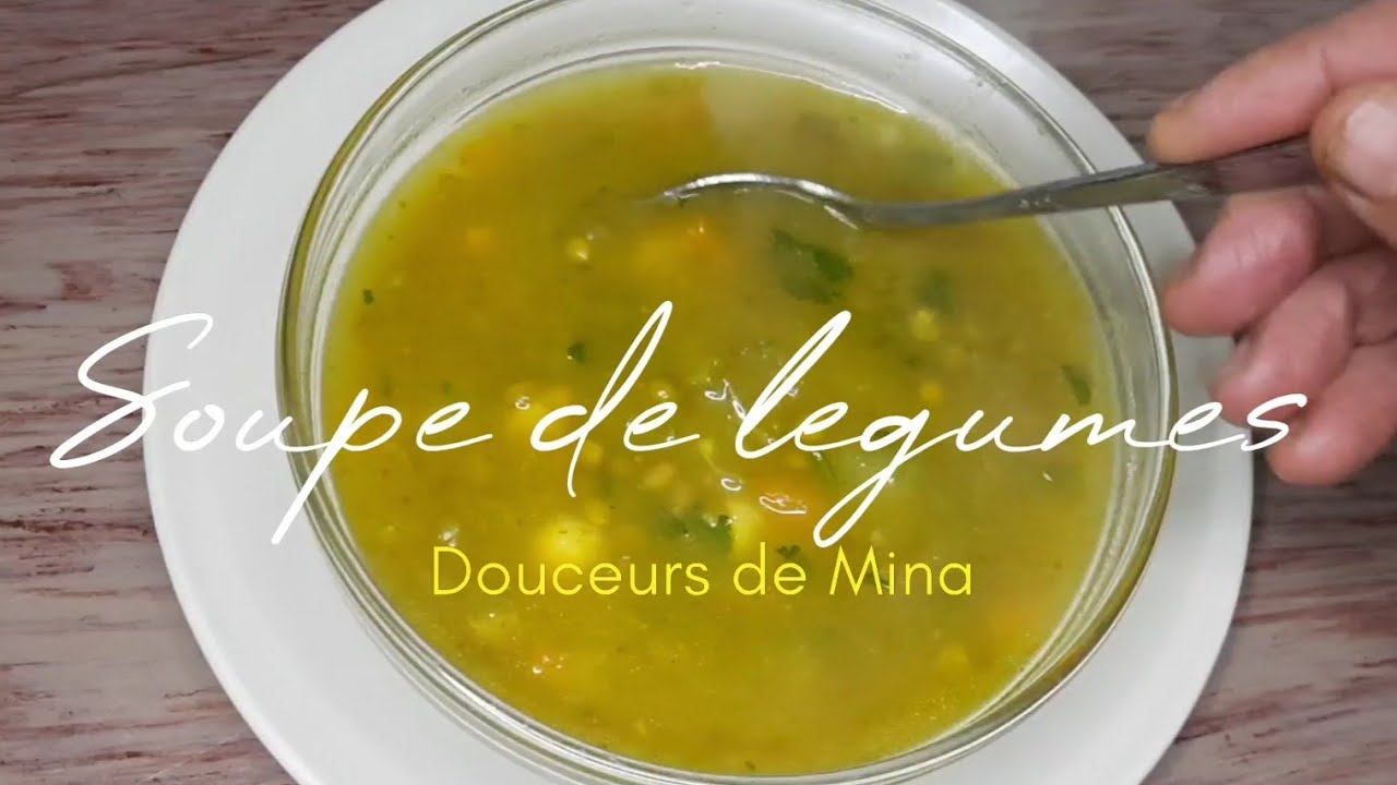 SOUPE DE LÉGUMES MAROCAINE AUX LENTILLES ET POIS CHICHES 😋