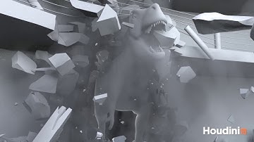 Dino Destruction | Houdini VFX Breakdown