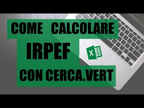 Come Calcolare IRPEF per Scaglioni di REDDITO con la Funzione CERCA.VERT in Excel #12 - Macraris