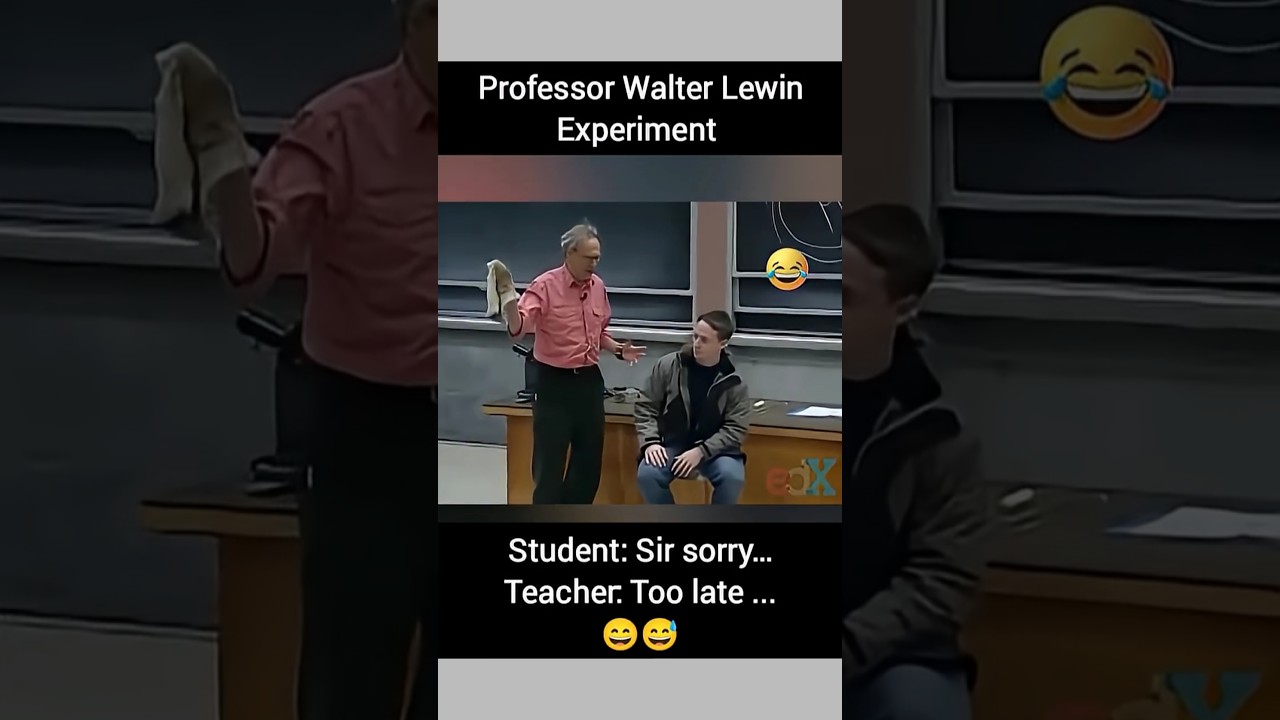 Walter Lewin Demonstration #walterlewin #physics #ytshorts