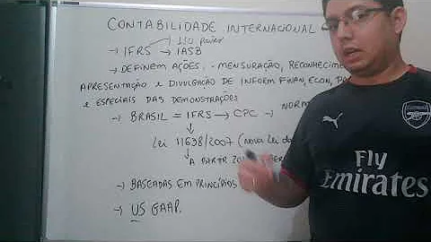 O que é a contabilidade internacional?