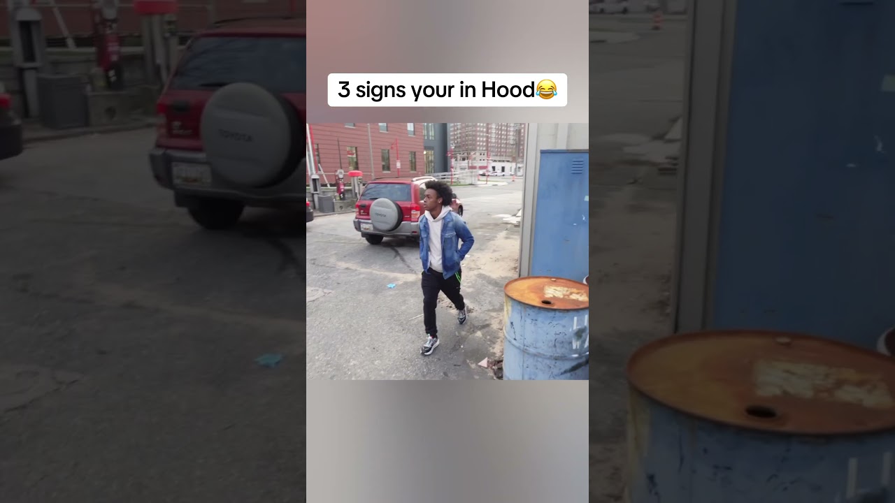 3 signs your in the hood😂😂