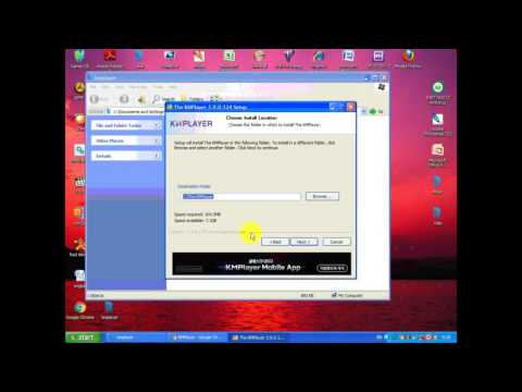 การติดตั้งการใช้โปรแกรม KMplayer