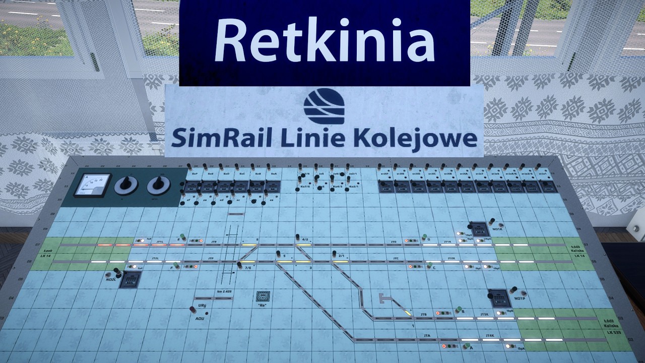 Retkinia - Level 2 - Train Dispatch - SimRail - YouTube