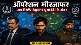 ऑपरेशन मीरजाफर — जब RAW एजेंट 7 साल तक ISI के अंदर रहा | India's Most Secret Mission | 2D ANIMATION 