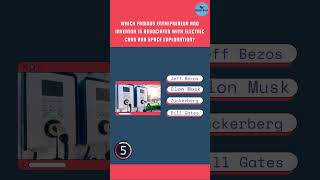 Which famous entrepreneur and inventor is associated with electric car and space exploration?#shorts