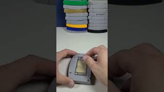 I WAS a skeptic - Removing stickers from cartridges #Nintendo #videogames