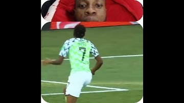 Ahmed Musa, the player with the most World Cup goals for Nigeria (4 goals) 🇳🇬