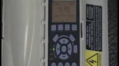 IntelliFlo VF menu item Filter