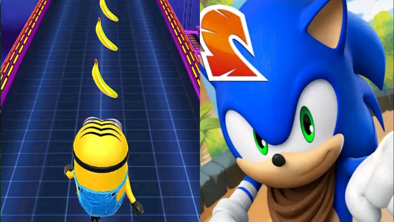 Minion Rush Vs Sonic Boom 2 - YouTube