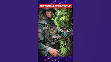 Detik detik suara aneh terdengar saat TNI ini berada di tengah hutan papua