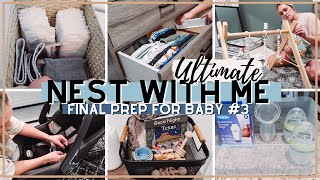 NEST WITH ME | NURSERY ORGANIZATION, BOTTLE SANITIZING, POST PARTUM BASKET | Amanda Little