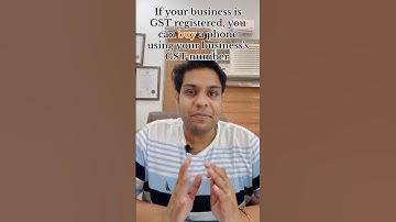 Can you claim GST Input on Mobile Phones? 18% discount on iPhone |Benefit of GST on Phones |#shorts