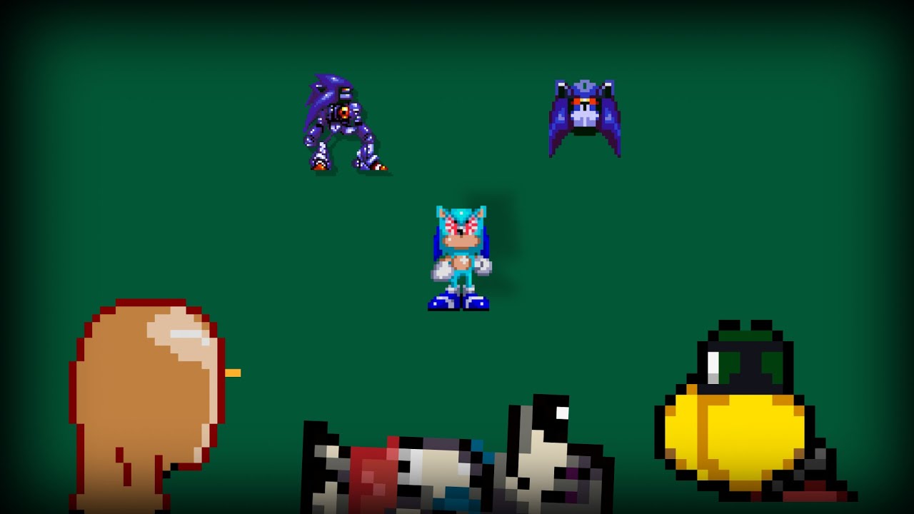 WIP) Mecha Sonic Sprites, But With Gray by BluerSonic on DeviantArt