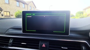 How to Access Green Hidden Menu on Audi MIB2 MMI