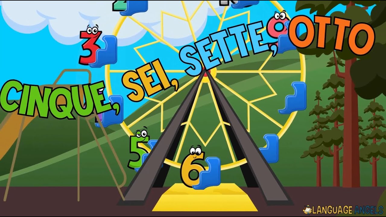 Numbers 1-10 in Italian | Songs for Kids | Language Angels