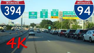 ⁴ᴷ Interstate 394 (Minneapolis, MN) eastbound [ALTERNATE TAKE] [4K VIDEO]