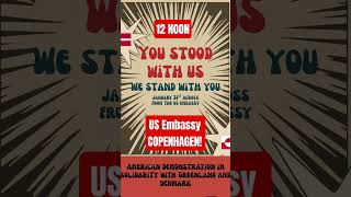 Demo At The Us Emby At 12 Noon Jan 31- Dag Hammarskjölds Allé 17, 2100 København Ø, Danmark