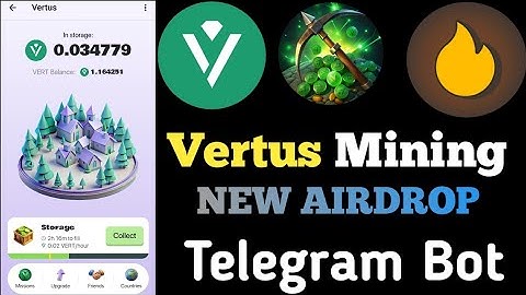 Vertus Mining  New Free Airdrop Telegram Bot New Mining Project
