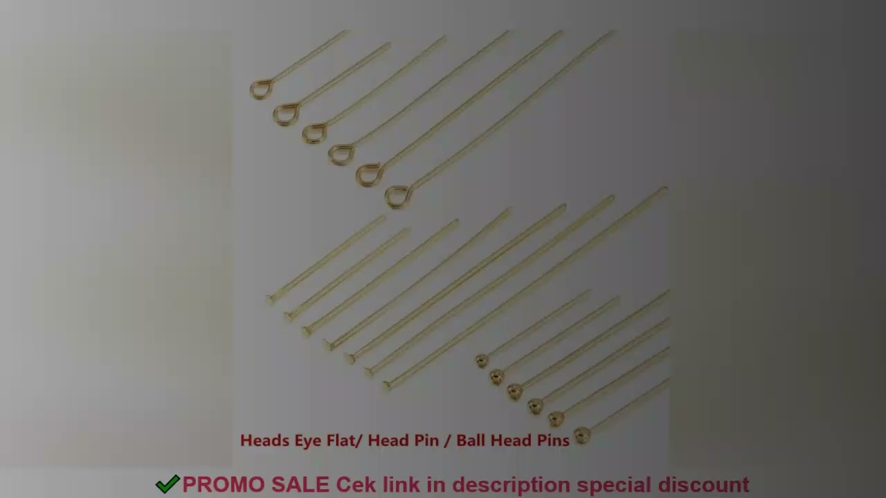 50-100pcs Stainless Steel Heads Eye Flat Head Pin Gold Silver Plated Ball Head Pins For Jewelry Find