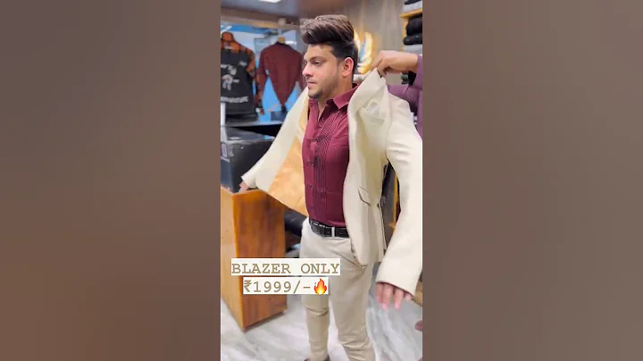 cream blazer | premium quality| wedding special | trend fashion #shorts #fashion #trending