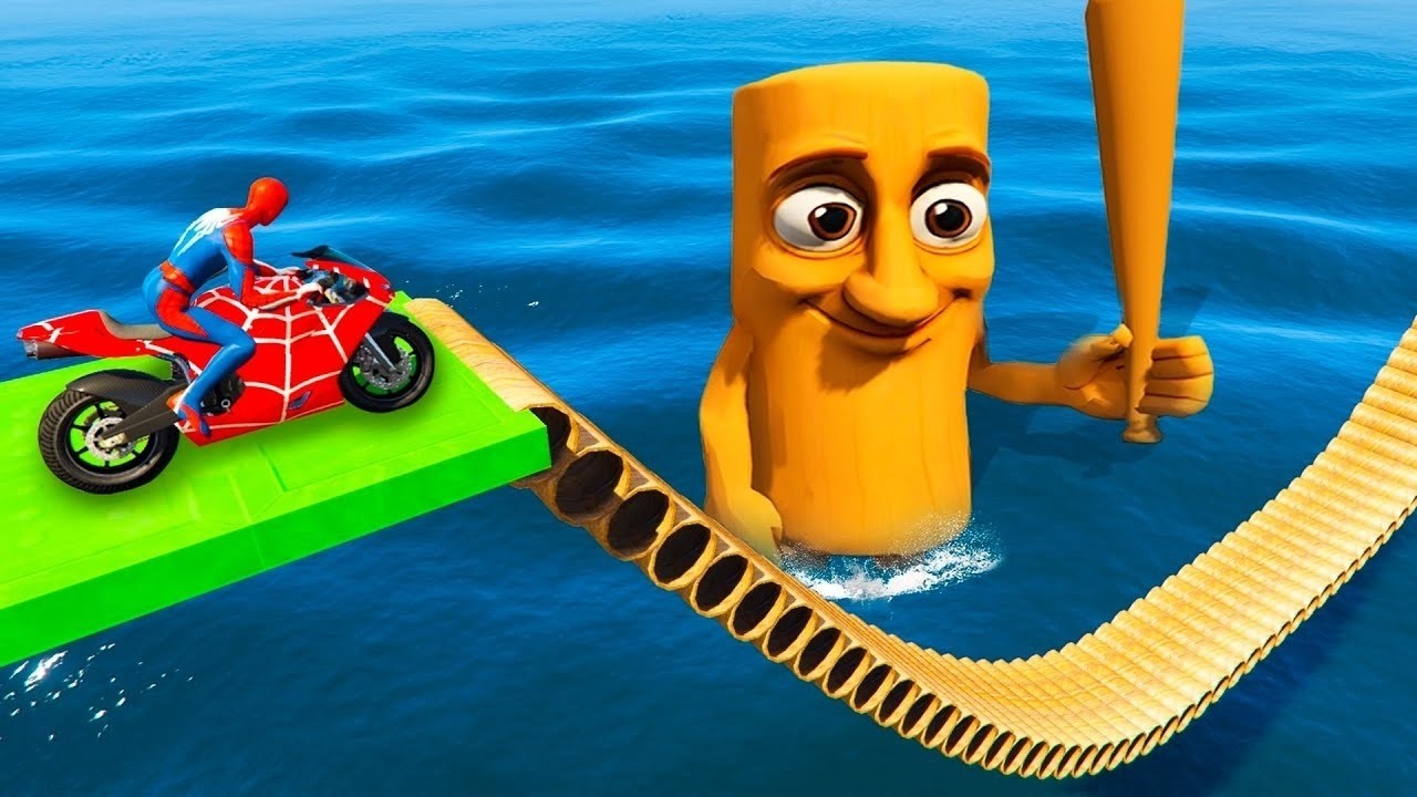 SPIDER-MAN RAMP CHALLENGE in GTA 5! EPIC CAR RACING & CRAZY STUNTS! 🕷️🔥 ep. no10 #gta5 spiderman