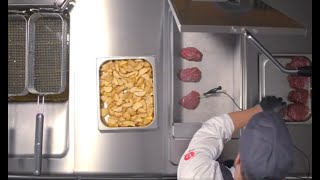 Fry-Top Mode, Fillet Recipe And Potatoes. Talent And Evofryer