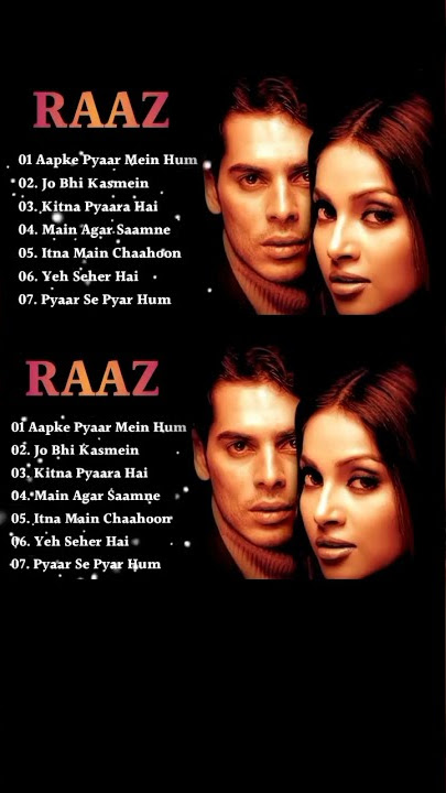 Raaz Movie All Songs||Bipasha Basu & DinoRaaz Movie All Songs jukebox MoreallLong