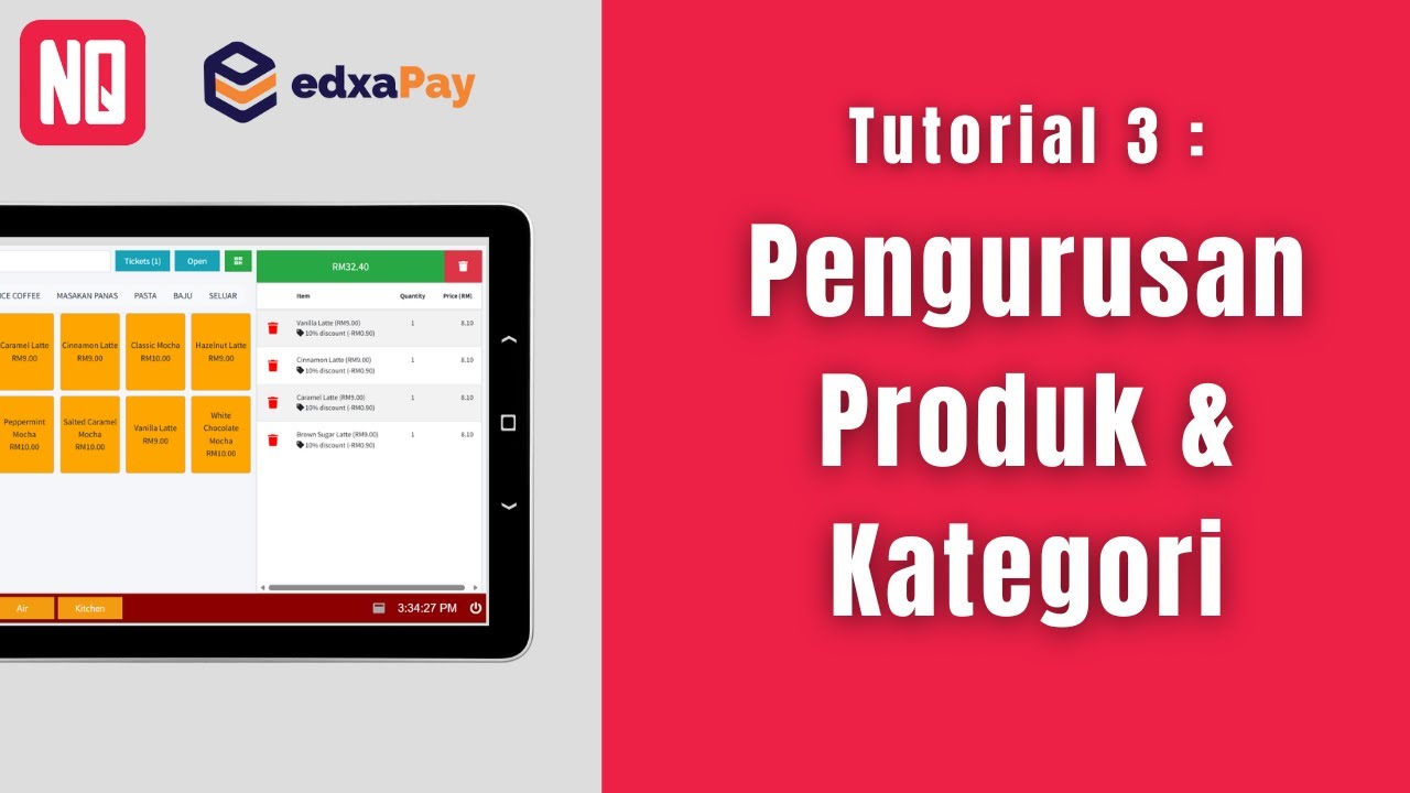 Tutorial 3: Pengurusan Produk dan Kategori