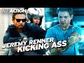 Jeremy Renner Kicking Ass | The Bourne Legacy | All Action