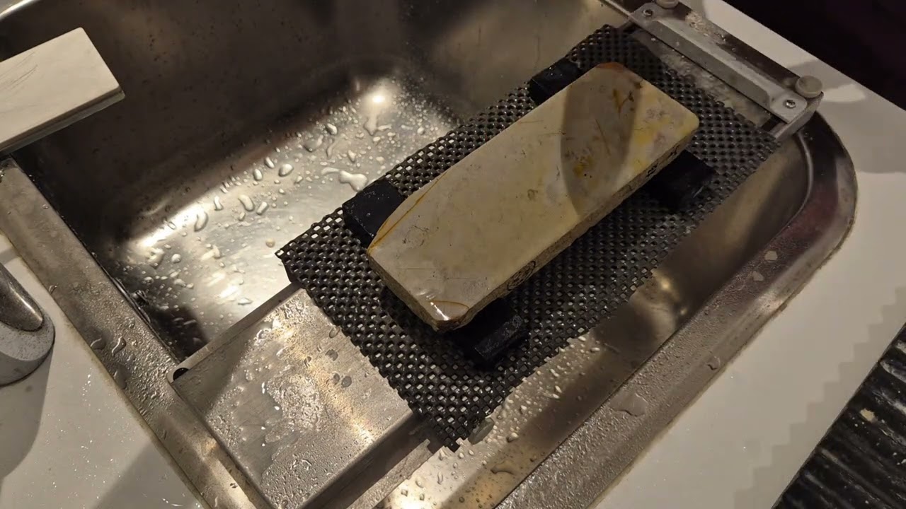 Shapton Glass HR 1000, Shiro Suita Stainless Knife Sharpening