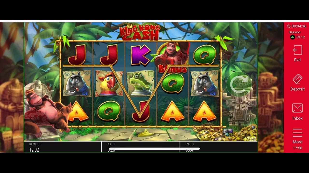 King Kong Cash slot - nice feature landed - YouTube