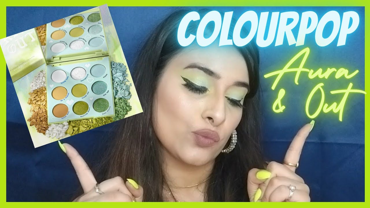Colourpop Aura & Out Palette Tutorial || Buying Colourpop Makeup in India || Himanshi Vashisht