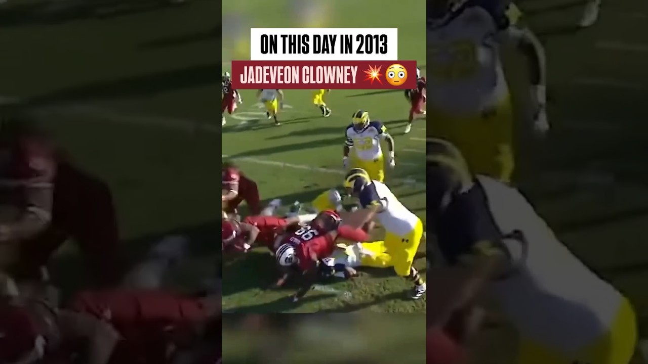 When Jadeveon Clowney DESTROYED Michigan 😳 