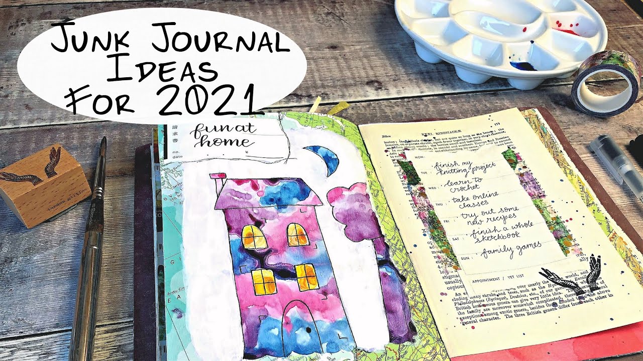 Junk Journal Collab New Ideas for 2021 YouTube
