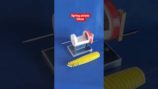 How To Make Spring Potato Slicer ! #shots  #diy #shortvideo  #trendingshort #vairalshort #recycle