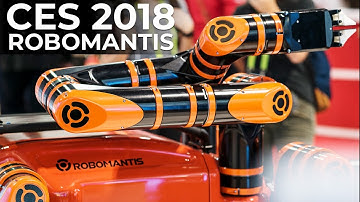 CES 2018 - Motiv Robotics Robomantis at the Consumer Electronics Show