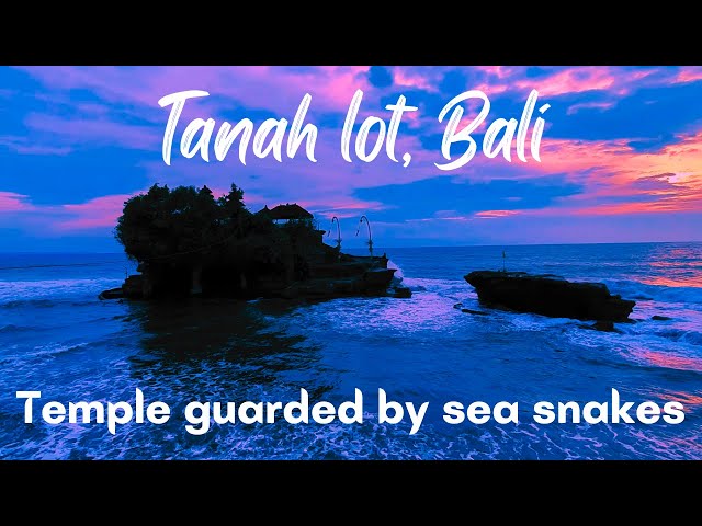 Tanah Lot Temple Bali (COLOR-GRADED) During Sunset class=