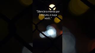 "Seja tranquilo..." #menteinconsciente #cura #vibe #silêncioquecura