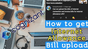All about Cognizant internet allowance || wfh internet Bill upload