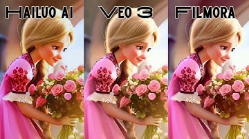 How AI image to video test with Hailuoai, Filmora vs Google