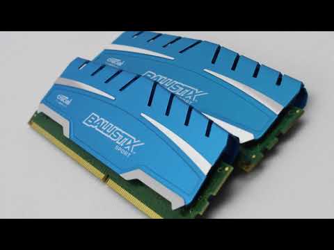 ოპერატიული მეხსიერება Crucial BALLISTIX Sport -მიმოხილვა!