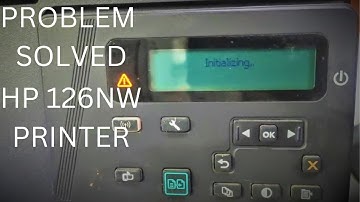 HP PRINTER MFP 126NW INITIALIZING Continue |PROBLEM SOLVED initializing printer| #technicalguruzone
