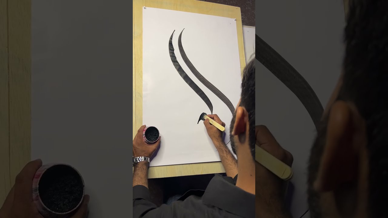 Modern Calligraphy With Ice Cream Sticks Paintastic Valley