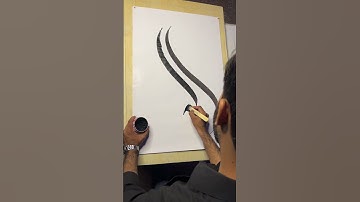 Modern Calligraphy with Ice Cream Sticks | Paintastic Valley