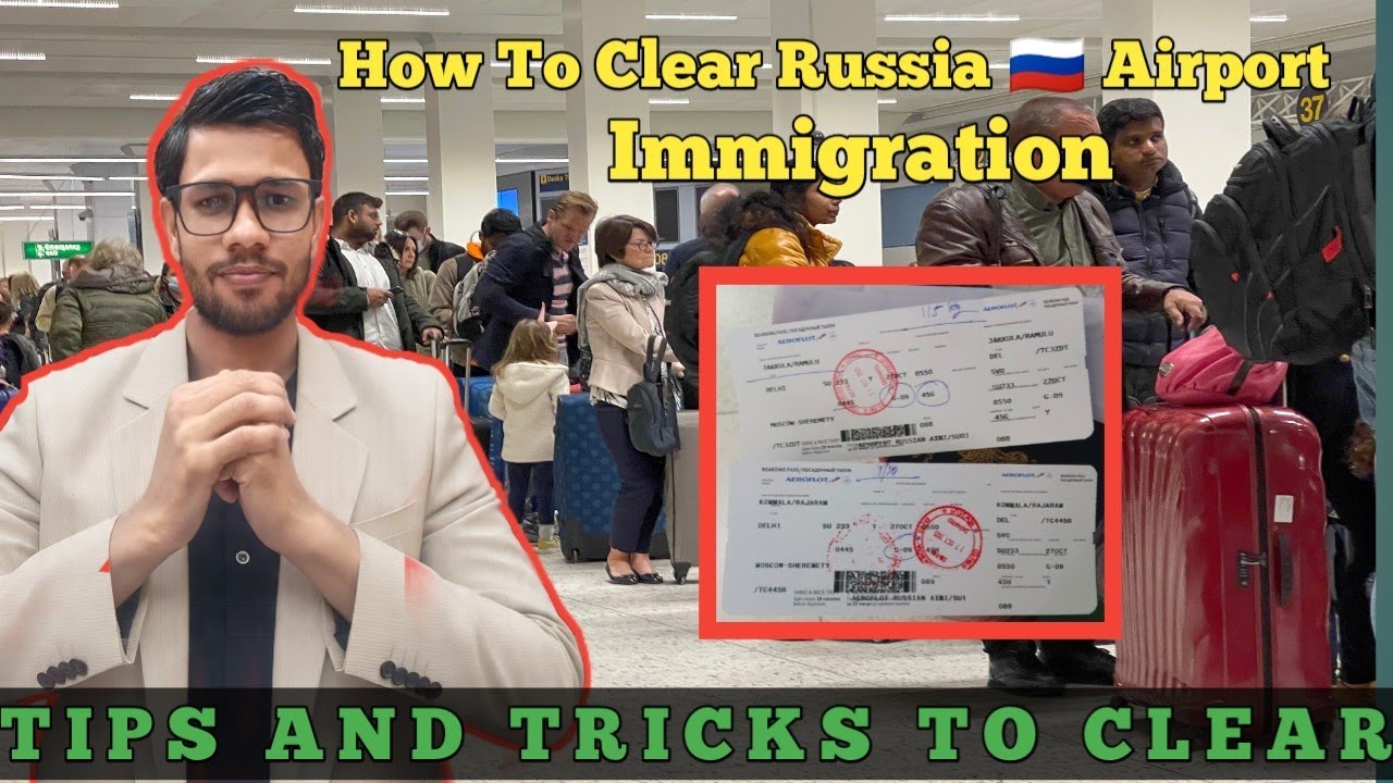 How to clear Russian🇷🇺 Airport immigration ✈️ || questions Answers on Moscow Airport || #moscow 