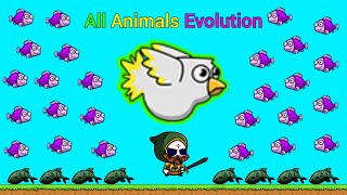 All Animals Evolution Without Killing Players (EvoWorld.io) 
