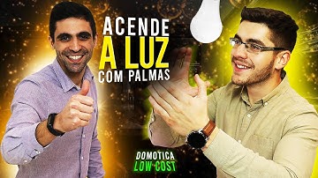A Maneira MAIS FÁCIL de Acender a Luz  (COM PALMAS?) |  Domótica Low Cost