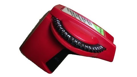 DYMO 1899 Label Maker Vintage How To Load