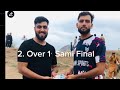 Peshawar vs nowshera 1th Sami finel very nice Mitch 9over 78 vs 6 over in chase